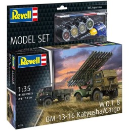 SET CAMION W.O.T.  BM-13-16 KATYUSHA /  W.O.T. CARGA (Pegamento & pintura) -Escala 1/35- Revell 63338