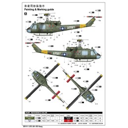 BELL UH-1B Huey -Escala 1/35- Trumpeter 05111 BELL UH-1B Huey -Escala 1/35- Trumpeter 05111