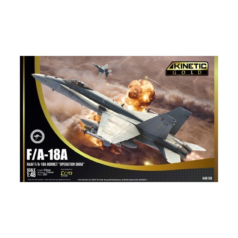 McDONNELL DOUGLAS F/A-18 A HORNET "OPERATION OKRA" -Escala 1/48- Kinetic K48158