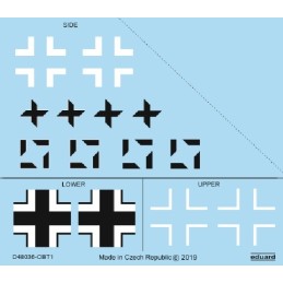 CALCAS INSIGNIAS Fw-190 A-8 / R2 -Escala 1/48- Eduard D48036