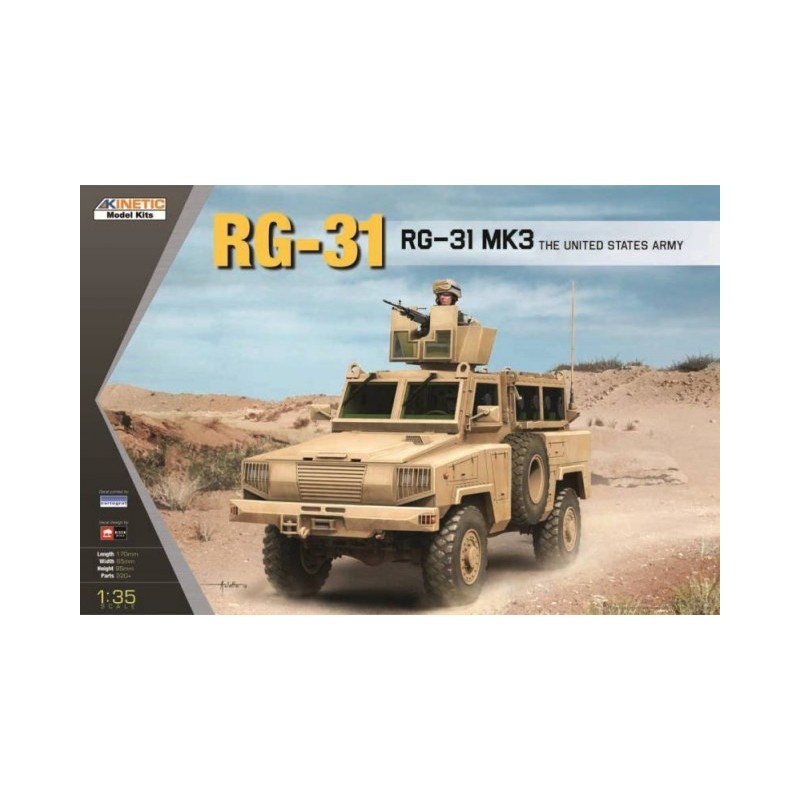 VEHICULO BLINDADO RG-31 -Escala 1/72- Kinetic K61012