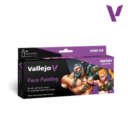 SET PINTURAS GAME AIR: FACE PAINTING by A.Giraldez - Acrylicos Vallejo 72204