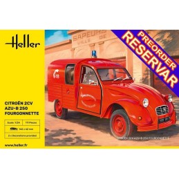 CITROËN 2CV AZU-B 250 FOURGONETTE -Escala 1/24- Heller 82701