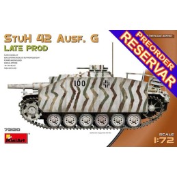 CAÑON DE ASALTO SD.KFZ. 142/1 StuH 42 G Late -Escala 1/72- MiniArt 72120