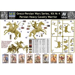 GRECO-PERSIAN WARS Nº4: CABALLERIA PESADA PERSA -Escala 1/32- Master Box LTD MB32014