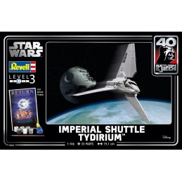 Star Wars: IMPERIAL SHUTTLE TYDIRIUM (Pegamento & pinturas) -Escala 1/106- Revell 05657