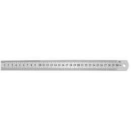 REGLA METALICA MILIMETRADA 30CMS HMT026