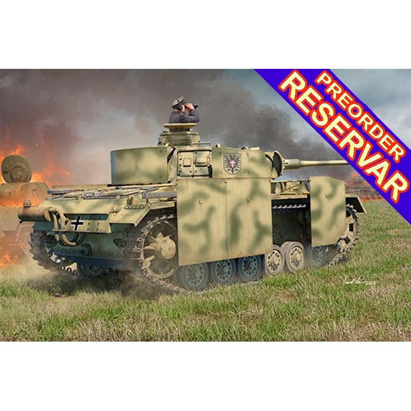 CARRO DE COMBATE Sd.Kfz. 141 Ausf. M Panzer III -Escala 1/35- Hobby Boss 84560