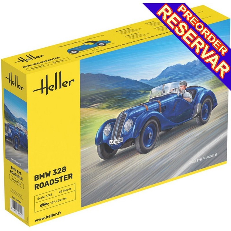 BMW 328 Street Version -Escala 1/24- Heller 80701