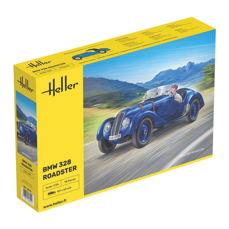 BMW 328 Street Version -Escala 1/24- Heller 80701