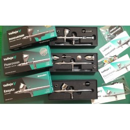 AEROGRAFO Vallejo PROFINISH 2X1 0.2mm/0.3mm + 3COPAS