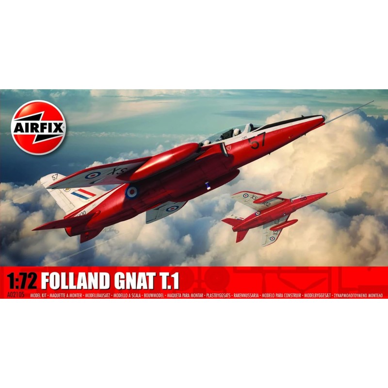 FOLLAND GNAT T.1 -Escala 1/72- Airfix A02105