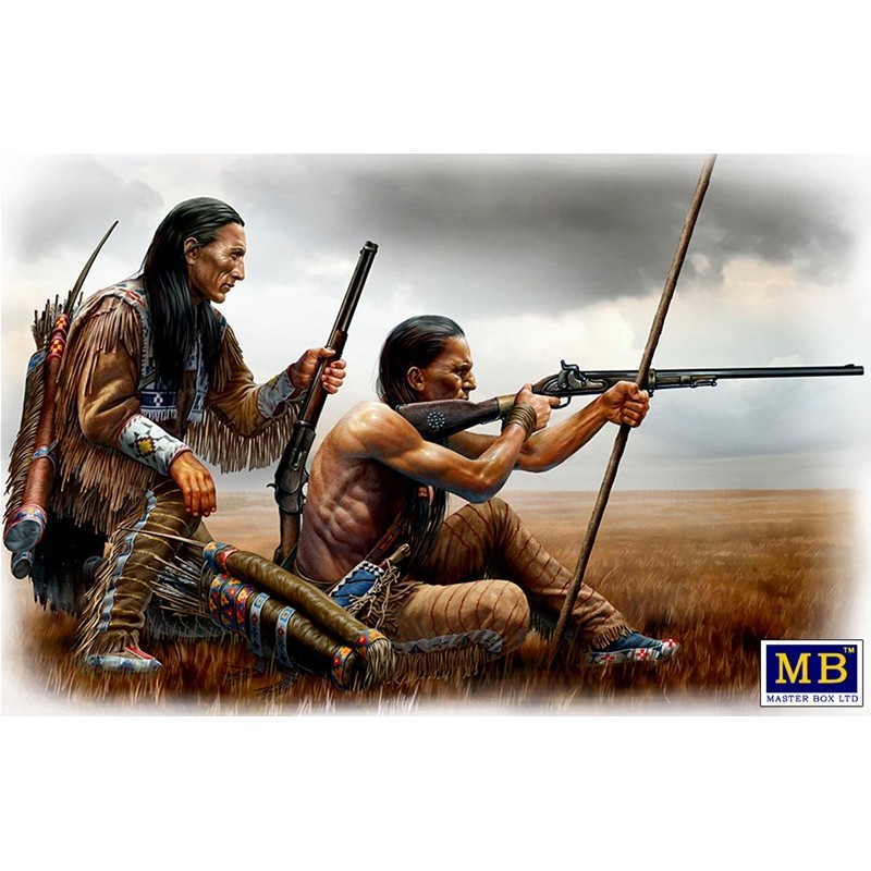 Indian Wars DISPARO LEJANO -Escala 1/35- Master Box MB35128 Indian Wars DISPARO LEJANO -Escala 1/35- Master Box MB35128