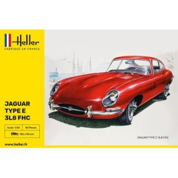 JAGUAR TYPE E 38L8 FHC ESCALA 1/24 HELLER 80709