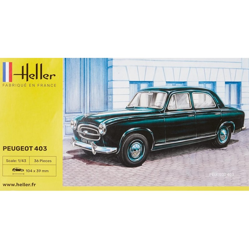 PEUGEOT 403 - ESCALA 1/43 - HELLER 80161
