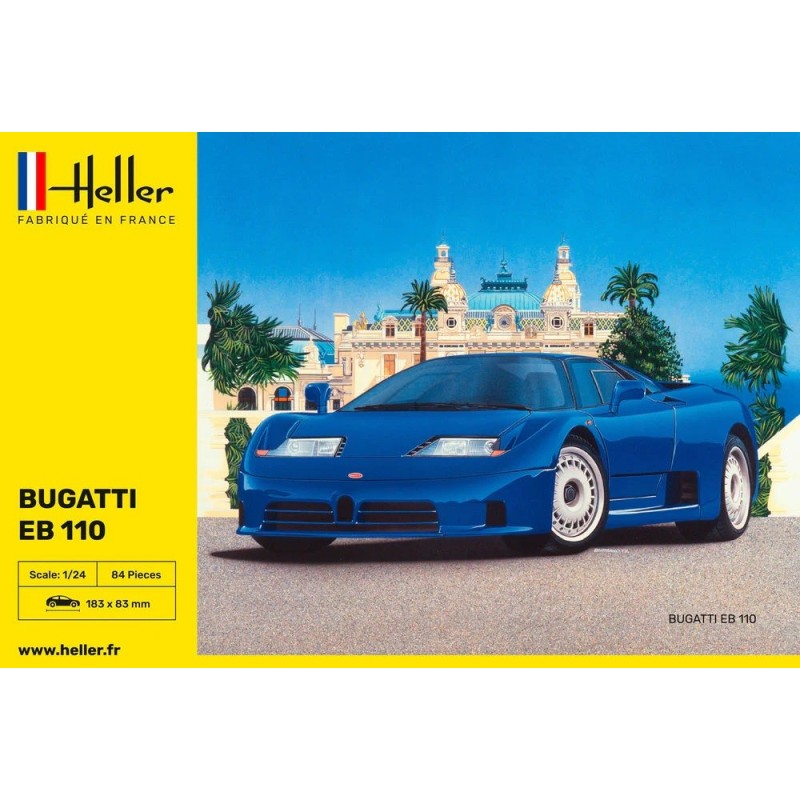 BUGATTI EB110 -Escala 1/24- Heller 80738 BUGATTI EB110 -Escala 1/24- Heller 80738