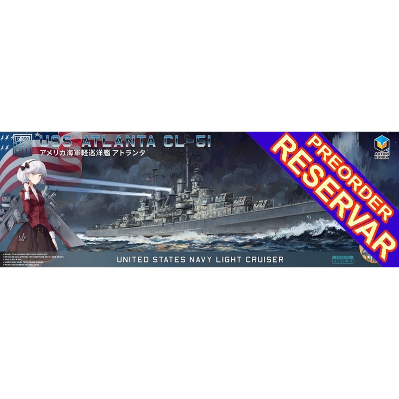 CRUCERO U.S.S. ATLANTA CL-51 -Escala 1/350- Atori Brand AT35011