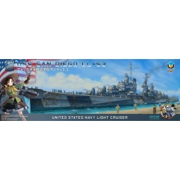 CRUCERO U.S.S. SAN DIEGO CL-53 -Escala 1/350- Atori Brand AT35013