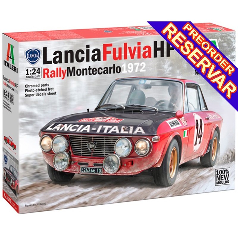 LANCIA FULVIA HF "Rally Monte Carlo 1972" -Escala 1/24- Italeri 3670 LANCIA FULVIA HF "Rally Monte Carlo 1972" -Escala 1/24- Italeri 3670