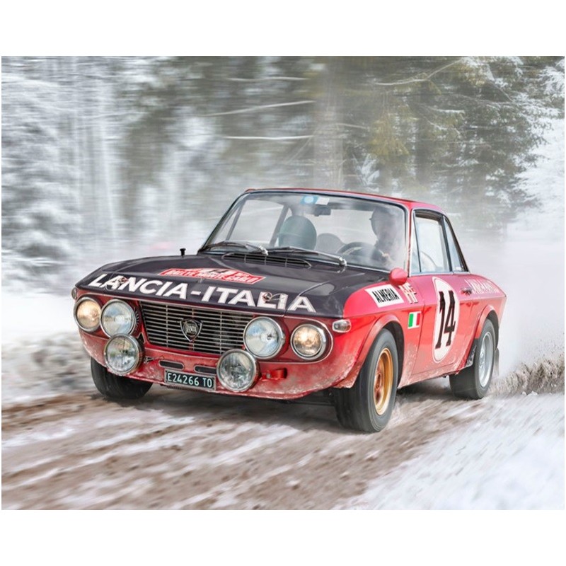 LANCIA FULVIA HF "Rally Monte Carlo 1972" -Escala 1/24- Italeri 3670