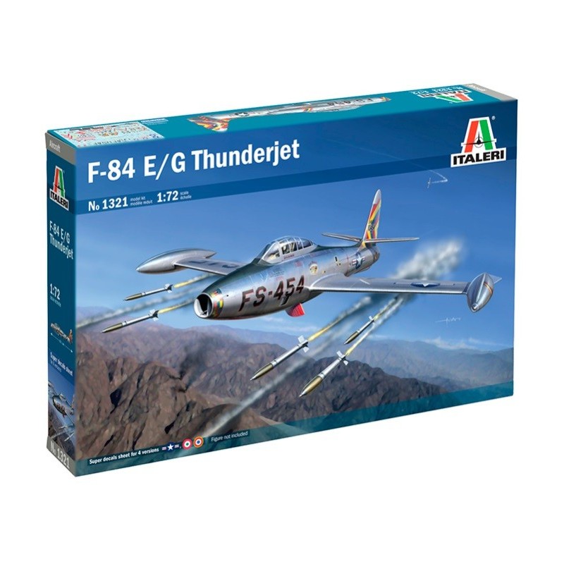 REPUBLIC F-84G Thunderjet -Escala 1/72- Italeri 1321