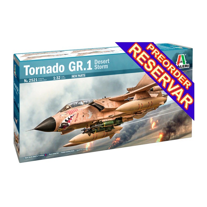 PANAVIA TORNADO GR.1 "Desert Storm" -Escala 1/32- Italeri 2521 PANAVIA TORNADO GR.1 "Desert Storm" -Escala 1/32- Italeri 2521