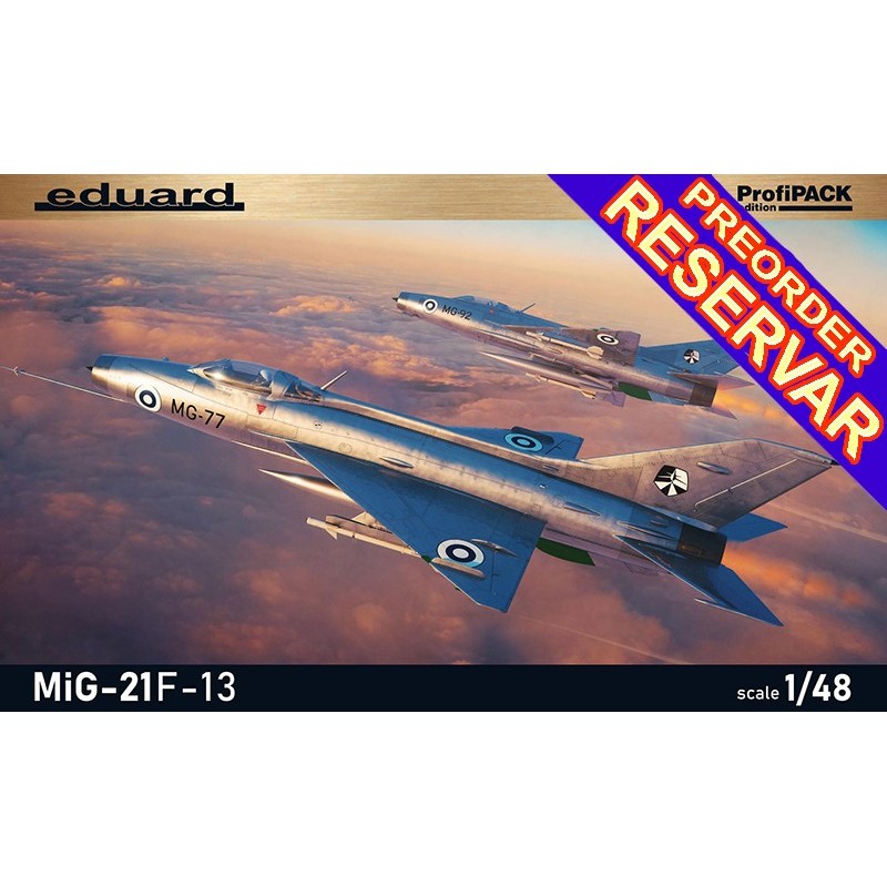 MIKOYAN GUREVICH MiG-21 F-13 "Fishbed" -Escala 1/48- Eduard 82191 MIKOYAN GUREVICH MiG-21 F-13 "Fishbed" -Escala 1/48- Eduard 82191