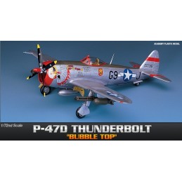 REPUBLIC P-47 D Thunderbolt (BUBBLE TOP) -Escala 1/72- ACADEMY 12491