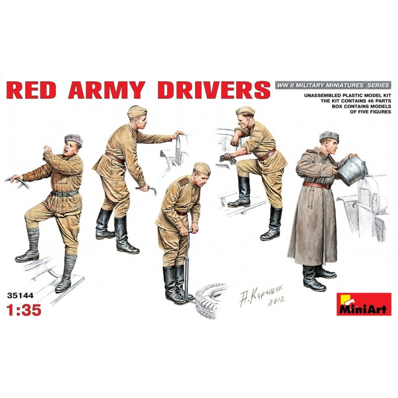 CONDUCTORES SOVIETICOS -Escala 1/35- MiniArt 35144 CONDUCTORES SOVIETICOS -Escala 1/35- MiniArt 35144
