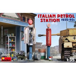 ESTACION DE SERVICIO ITALIANA (AÑOS 30 / 40) -Escala 1/35- MiniArt 35620