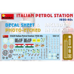 ESTACION DE SERVICIO ITALIANA (AÑOS 30 / 40) -Escala 1/35- MiniArt 35620