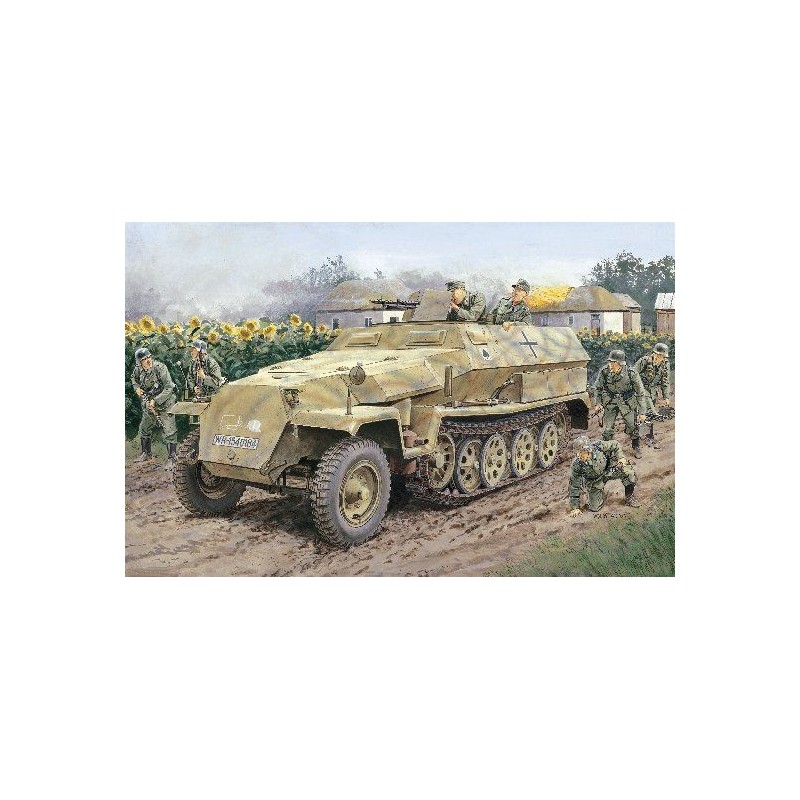 SEMIORUGA Sd.Kfz.251 Ausf.C (Figuras & Girasoles) -Escala 1/35- Dragon Models 6187