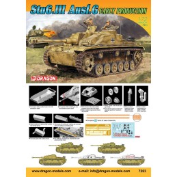 CAÑON DE ASALTO SD.KFZ. 142/1 STUG III G Early -Escala 1/72- Dragon Models 7283