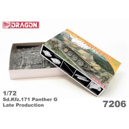 CARRO DE COMBATE Sd.Kfz. 171 Panther G late version . ESCALA 1/72 - DRAGON 7206