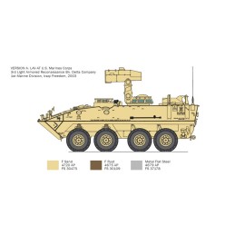 VEHICULO BLINDADO LAV-25 TUA -Escala 1/35- ITALERI 6588