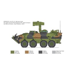 VEHICULO BLINDADO LAV-25 TUA -Escala 1/35- ITALERI 6588