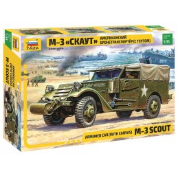 BLINDADO WHITE M-3 SCOUT CAR -Escala 1/35- Zvezda 3581