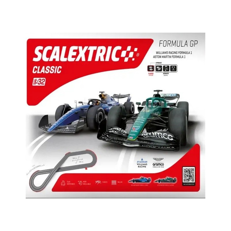 Circuito Formula GP (F. Alonso & C. Sainz) -Escala 1/32- Scalextric U10587S500