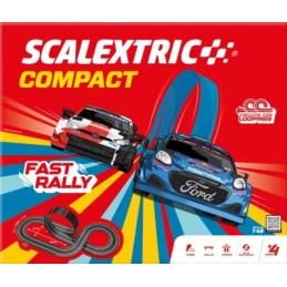 Compact Circuito Fast Rally -Escala 1/43- Scalextrica C10583S500