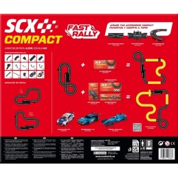 Compact Circuito Fast Rally -Escala 1/43- Scalextrica C10583S500 Compact Circuito Fast Rally -Escala 1/43- Scalextrica C10583S500