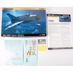 MIKOYAN GUREVICH Mig-21 MF Fishbed (PROFIPACK) -Escala 1/72- Eduard 70142 MIKOYAN GUREVICH Mig-21 MF Fishbed (PROFIPACK) -Escala 1/72- Eduard 70142
