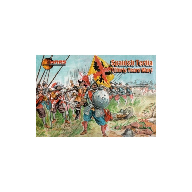 TERCIO ESPAÑOL 48 FIGURAS - ESCALA 1/72 - MARS 72042