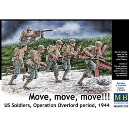 SOLDADOS AMERICANOS OPERACION OVERLORD - ESCALA 1/35 - MASTER BOX 35130