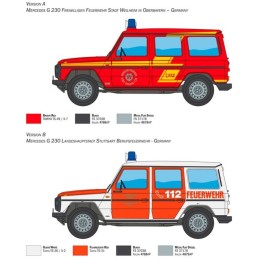 MERCEDES BENZ G230 BOMBEROS -Escala 1/24- Italeri 3663