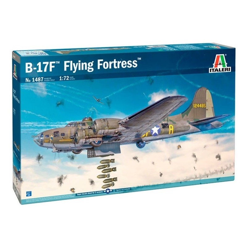 BOEING B-17 F FLYING FORTRESS "MENPHIS BELL" -Escala 1/72- Italeri 148