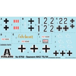 CAÑON AUTOPROPULSADO M-42 75/34 (Upgraded Edition) -Escala 1/35- Itale CAÑON AUTOPROPULSADO M-42 75/34 (Upgraded Edition) -Escala 1/35- Itale