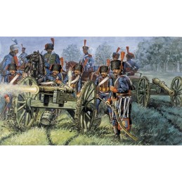 ARTILLERIA LINEA FRANCESA 1805 - 1815 - ESCALA 1/72 - ITALERI 6018