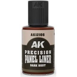 PRECISION PANEL LINER OXIDO OSCURO (30 ml) - AK Interactive 12106