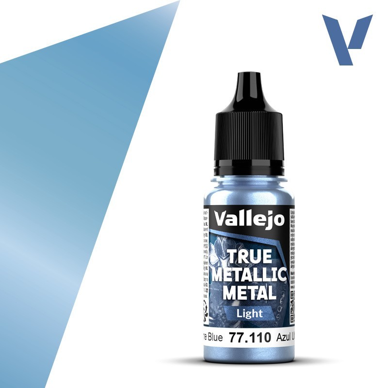 Vallejo True Metallic Metal 110 LUZ AZUL ULTRAMAR (18ml) - Acrilicos Vallejo 77110