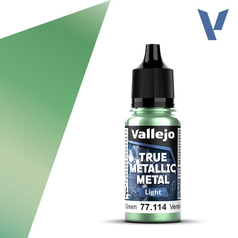 Vallejo True Metallic Metal 114 VERDE SOMBRIO (18ml) - Acrilicos Vallejo 77114